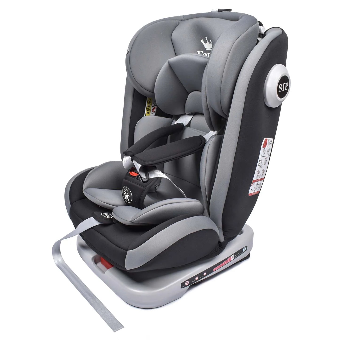 Silla de Coche Infantil 360° Isofix con Arnés de 5 Puntos KL005