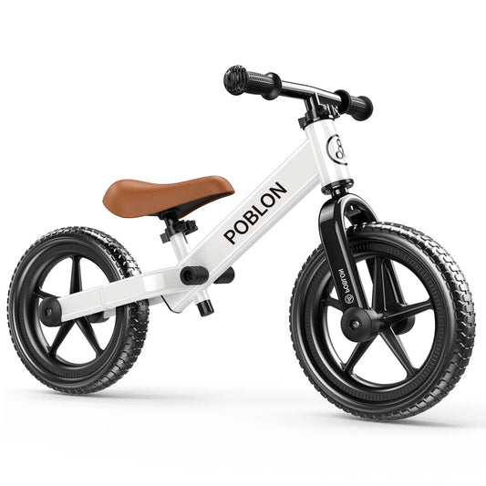 Bicicleta  blanca de Equilibrio Infantil