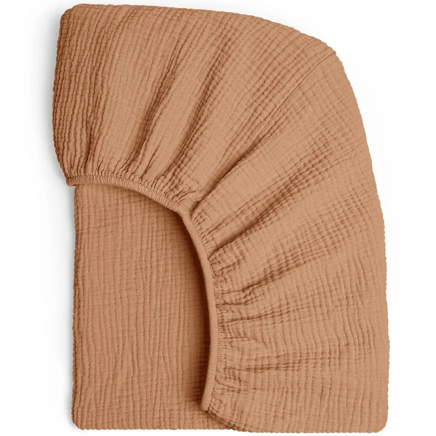 Sábana Ajustable de Muselina de Algodón para Bebé