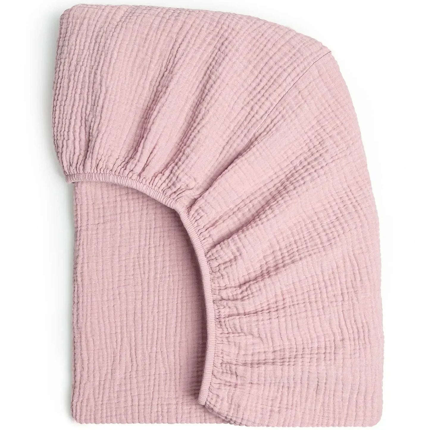 Sábana Ajustable de Muselina de Algodón para Bebé
