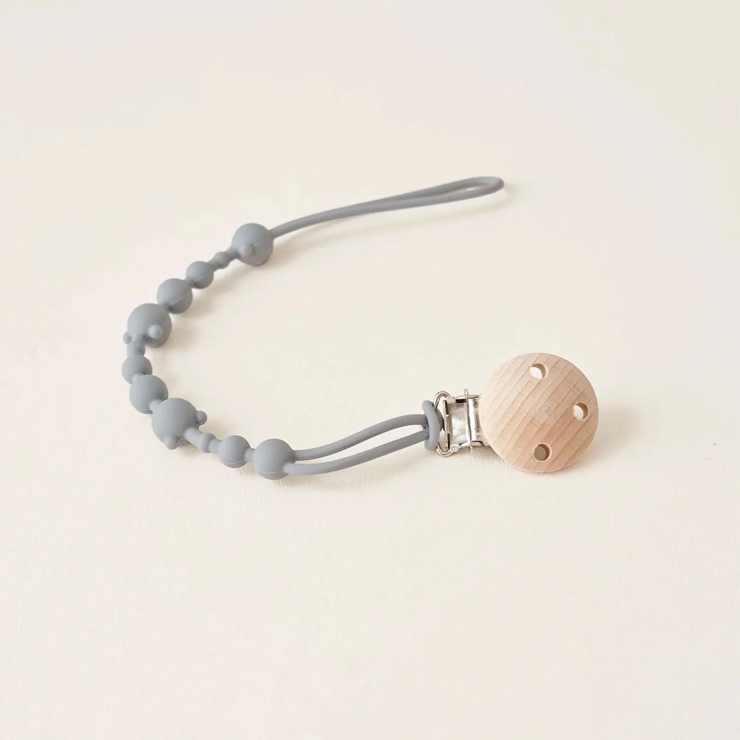 Chupete de Silicona para Bebé + Cadena