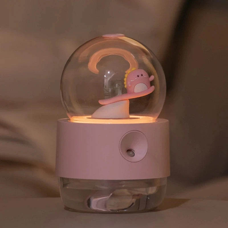 Humidificador Portátil con Aromaterapia y Música LED