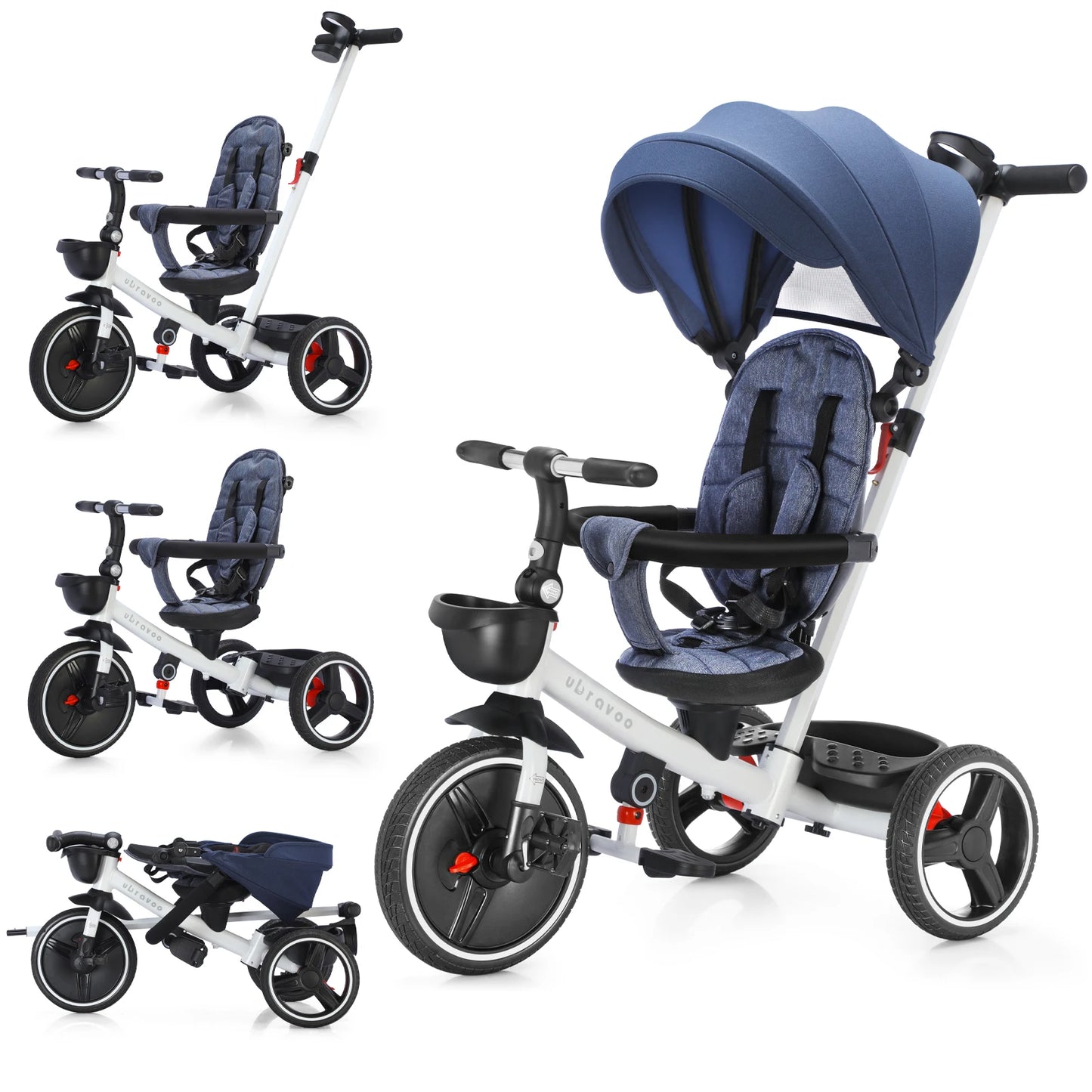 Triciclo 6 en 1 para Bebé